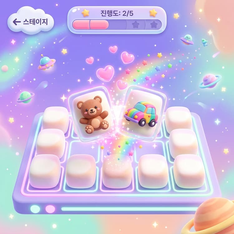 한자탐험 게임 목업